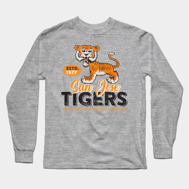 San Jose Tigers Long Sleeve T-Shirt by MindsparkCreative